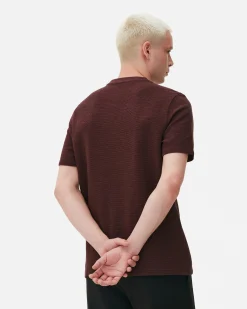 Camiseta En Tejido Otomán Acanalado