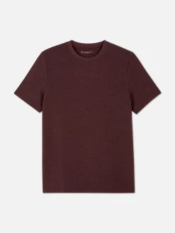 Camiseta En Tejido Otomán Acanalado