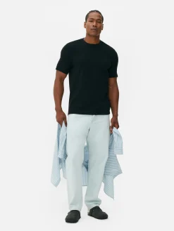 Camiseta En Tejido Otomán Acanalado