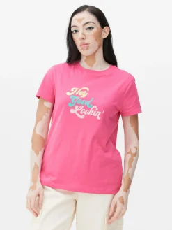 Camiseta Estampada Con Mensaje