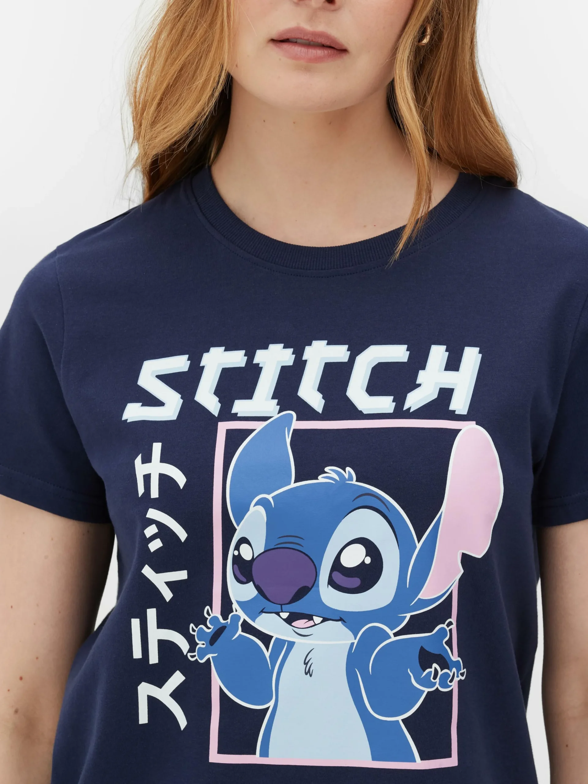 Camiseta Estilo Manga De Lilo Y Stitch De Disney
