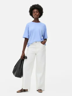 Camiseta Extragrande De Corte Cuadrado