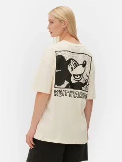 Camiseta Extragrande Mickey Mouse X Keith Haring