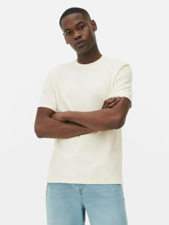 Camiseta Gofrada De Cuello Redondo