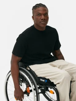 Camiseta Gofrada De Cuello Redondo