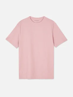 Camiseta Gofrada De Cuello Redondo