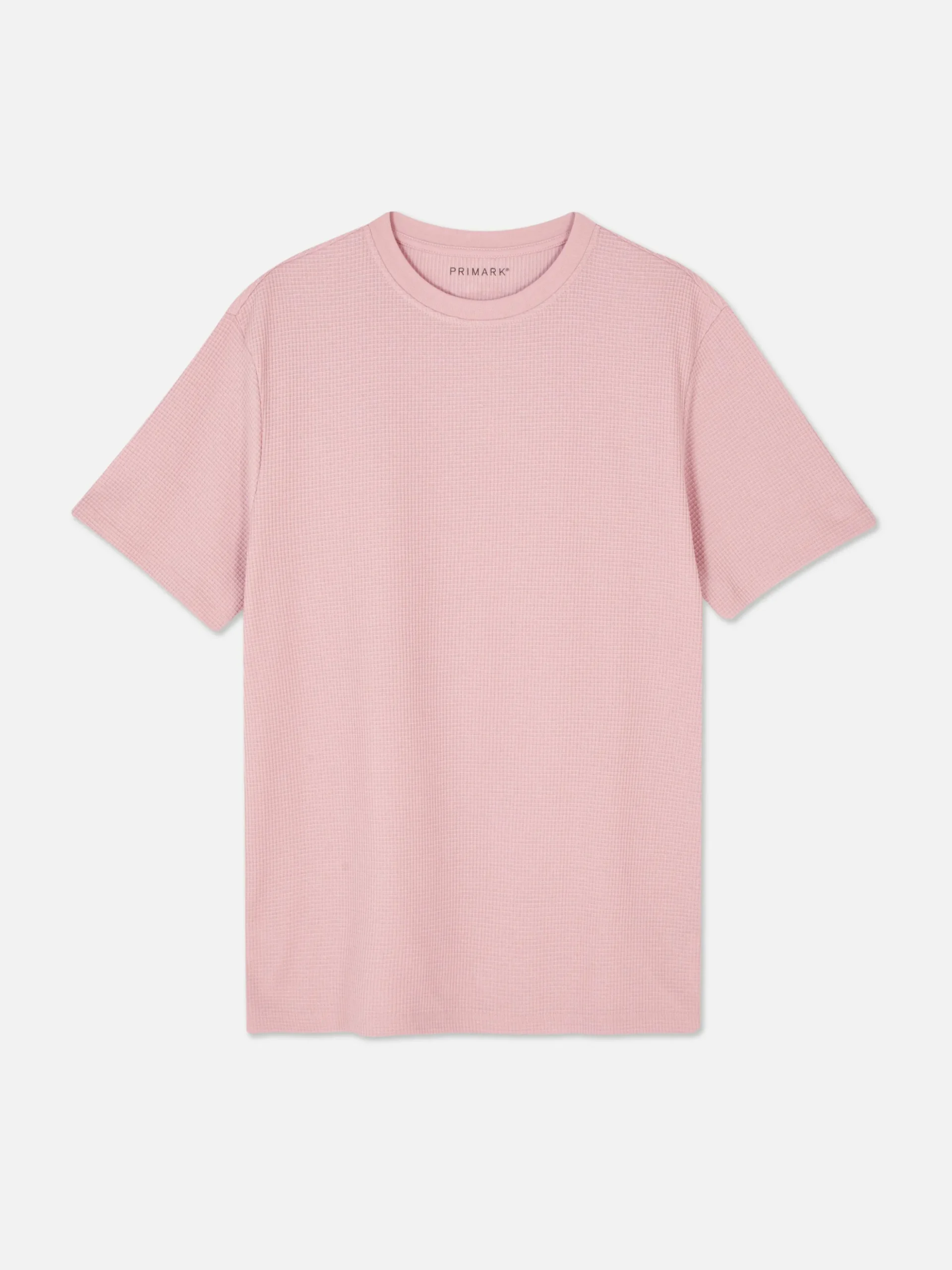 Camiseta Gofrada De Cuello Redondo