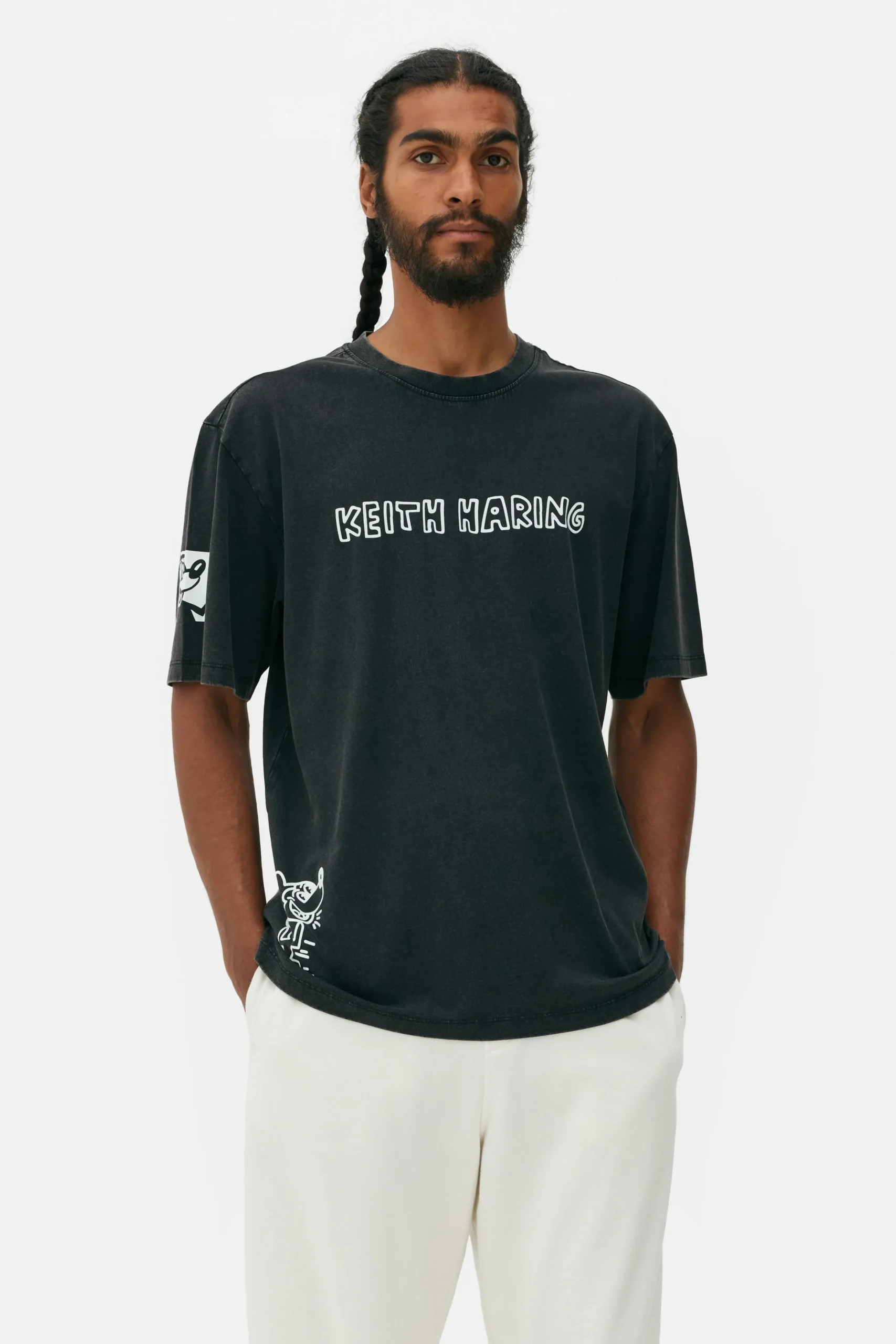 Camiseta Lavada Al ácido De Mickey Mouse De Disney