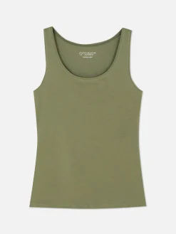 Camiseta Sin Mangas Básica Elástica