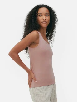 Camiseta Sin Mangas Básica Elástica