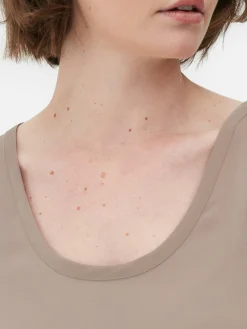 Camiseta Sin Mangas Básica De Corte Holgado