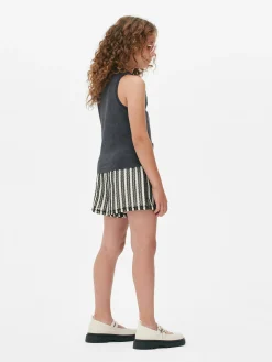 Camiseta Sin Mangas Con Lavado ácido De Nirvana