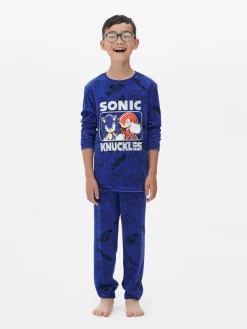 Camiseta Y Pantalón De Pijama De Sonic, El Erizo