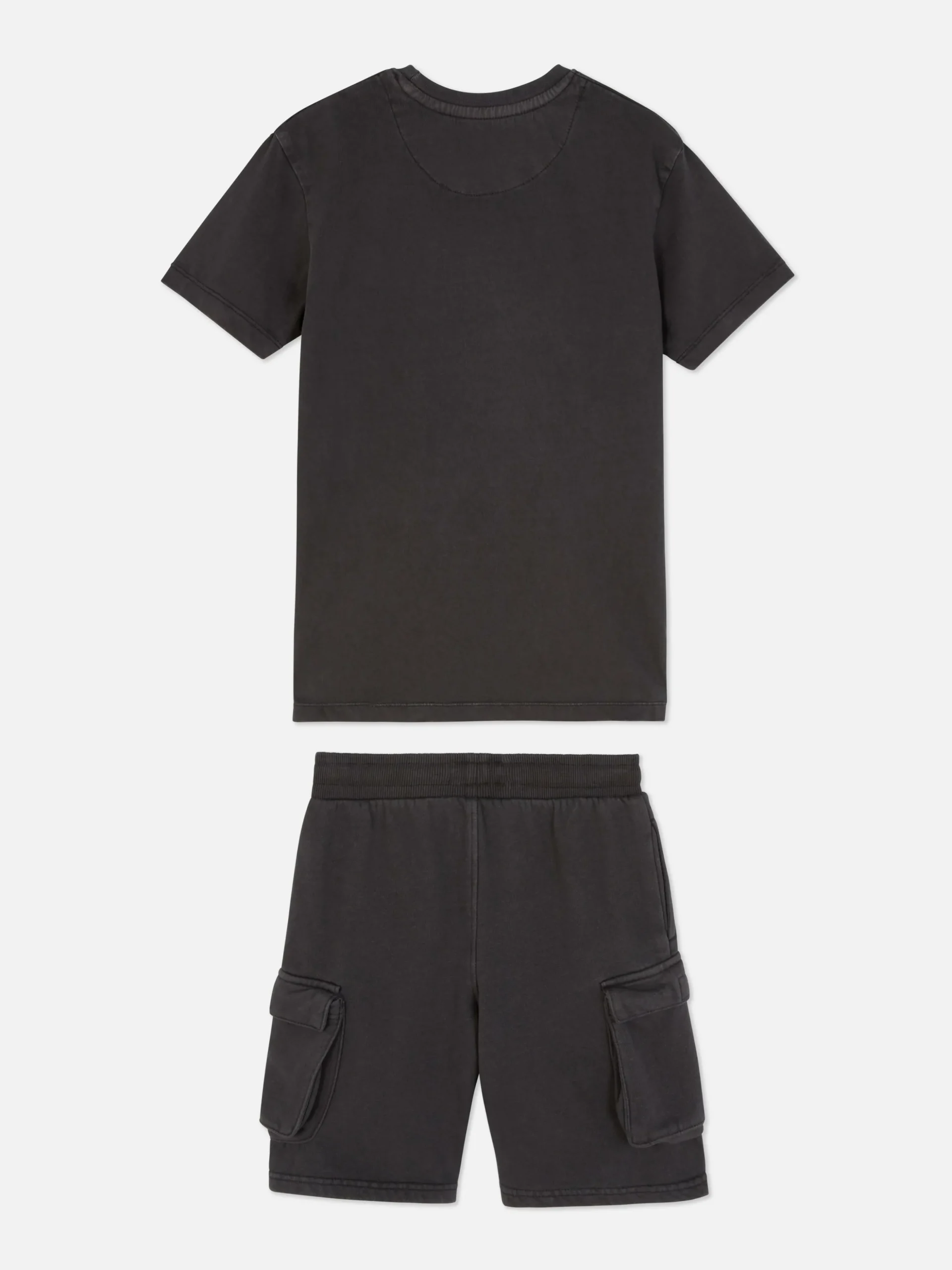 Camiseta Y Pantalones Cortos Cargo Para Niño Mayor