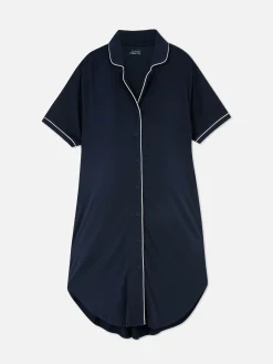 Camisón De Premamá Con Botones