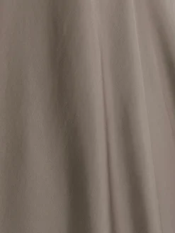 Camisón De Satén Con Escote De Pico