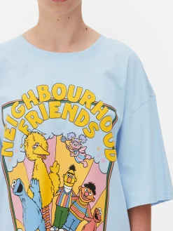 Camisón Largo Extragrande De Barrio Sésamo