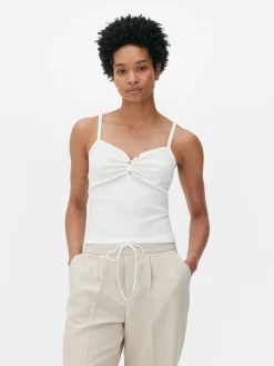 Camisola Con Cuello Henley