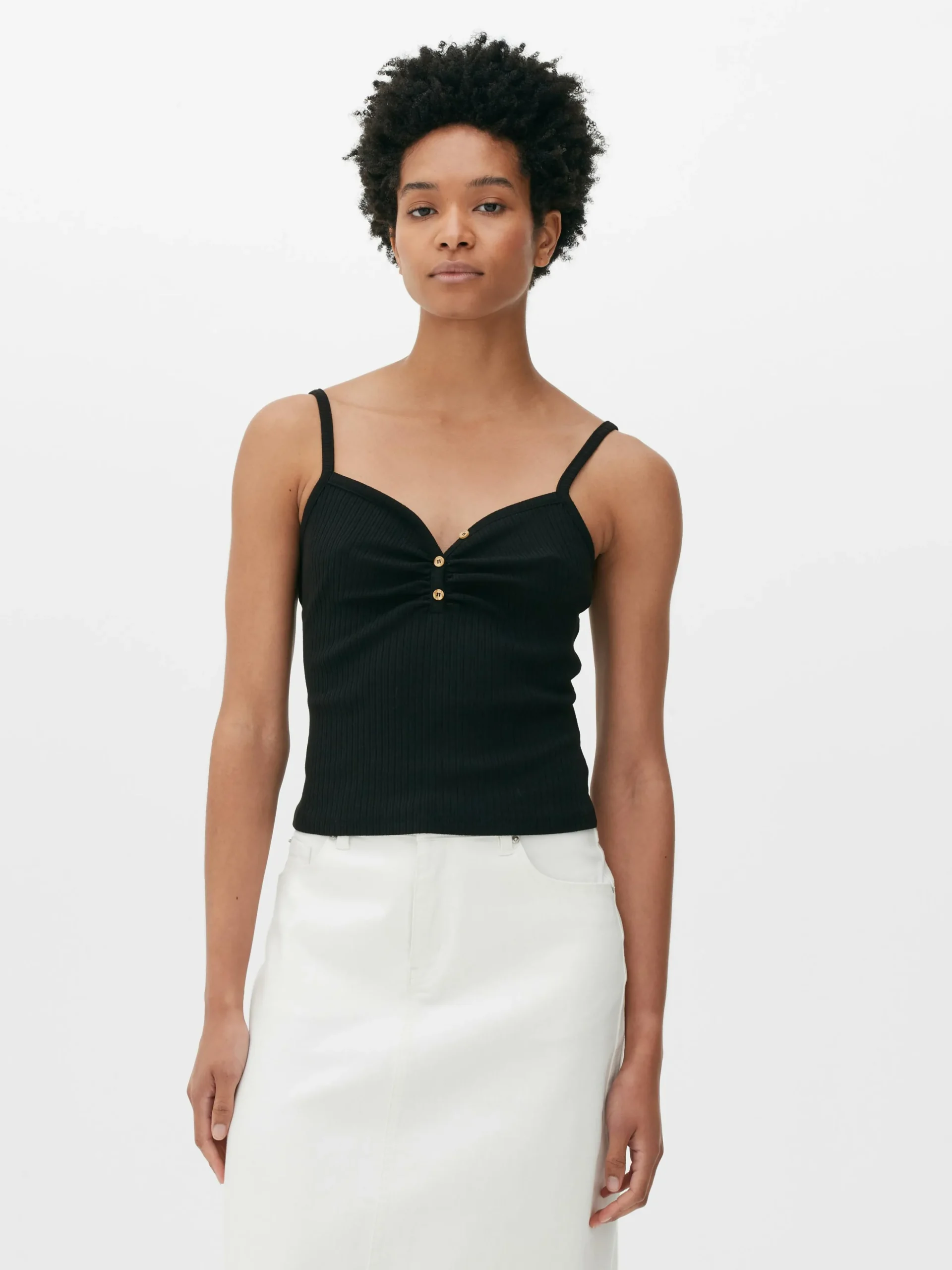 Camisola Con Cuello Henley