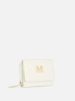 Cartera Acolchada Con Inicial