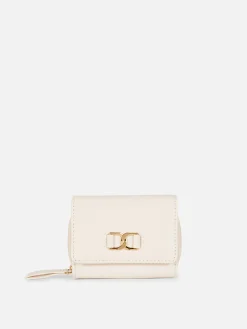 Cartera De Piel Sintética Con Adornos