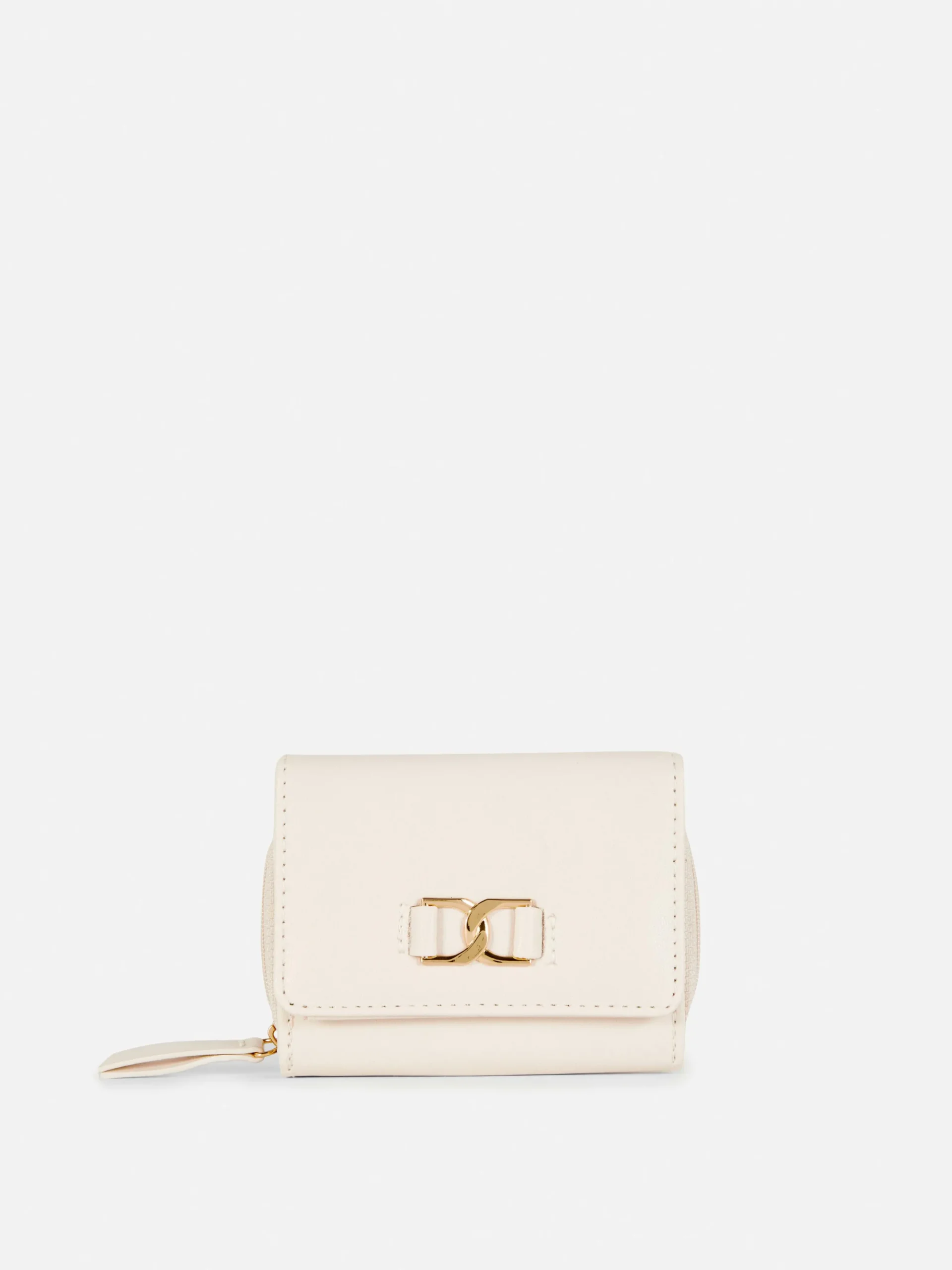 Cartera De Piel Sintética Con Adornos