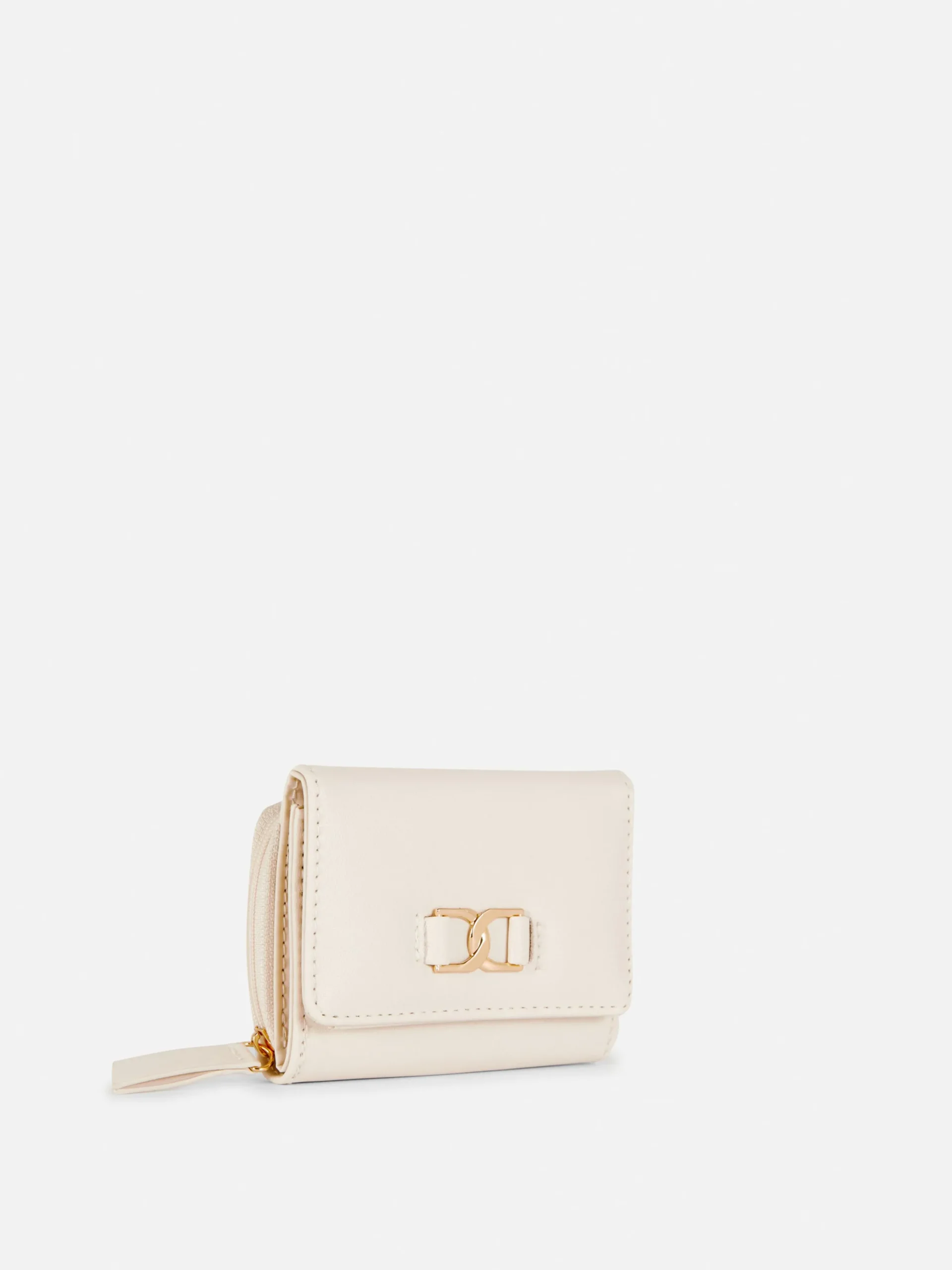 Cartera De Piel Sintética Con Adornos