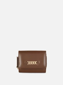 Cartera Mediana Con Detalle De Cadena