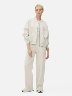 Cazadora Bómber Combinable Con Cremallera