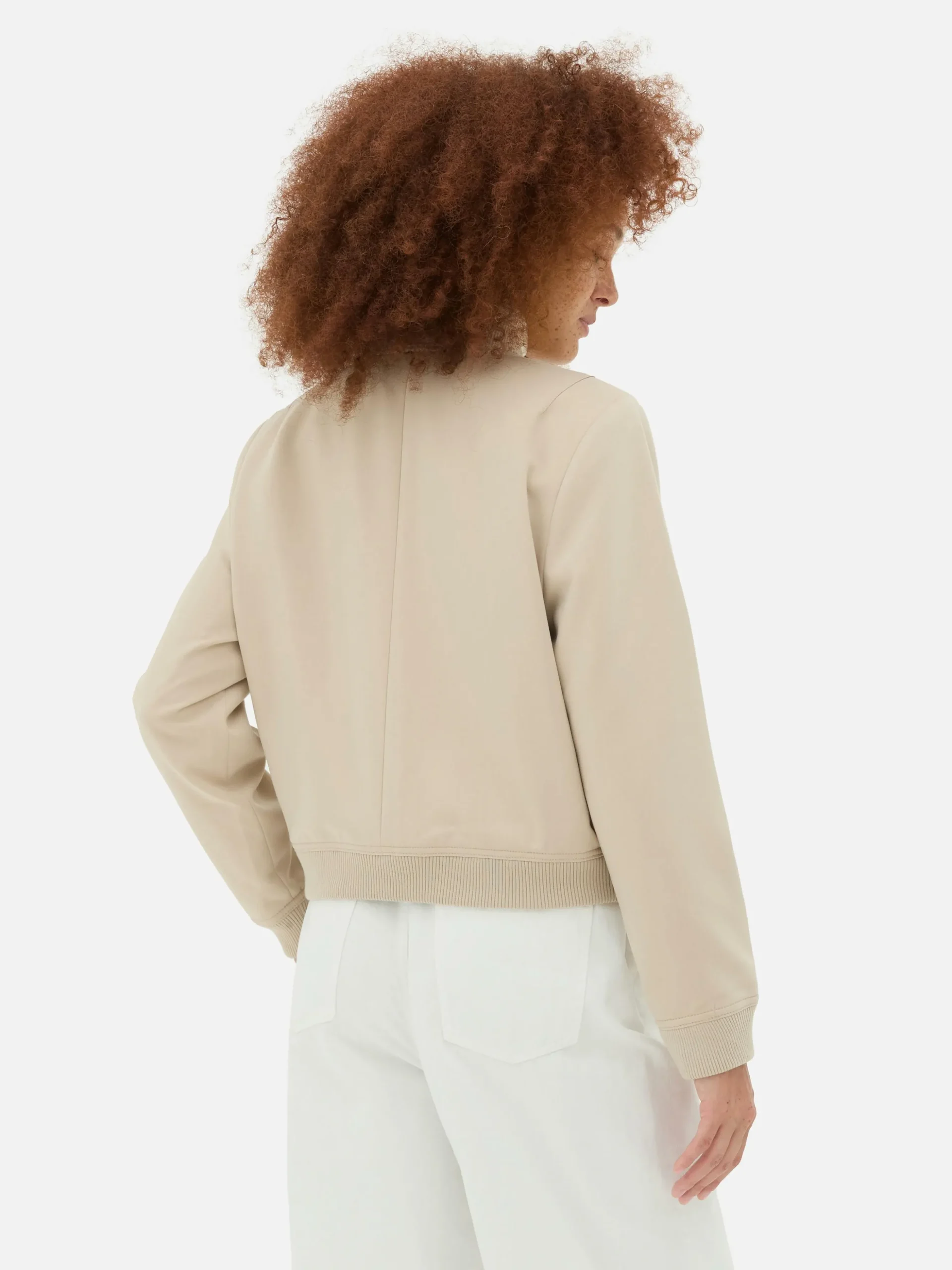 Cazadora Bómber Tejida Combinable