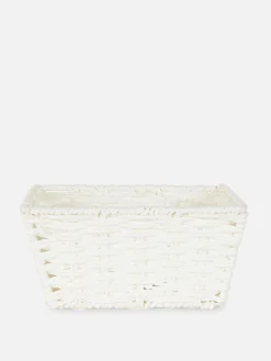 Cesta De Cuerda Cuadrada