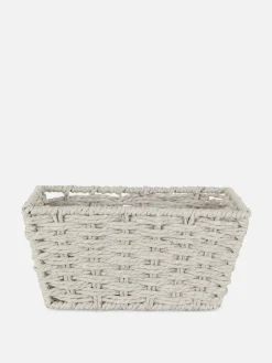 Cesta De Cuerda Cuadrada