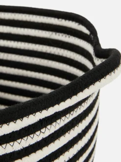 Cesta Ovalada A Rayas