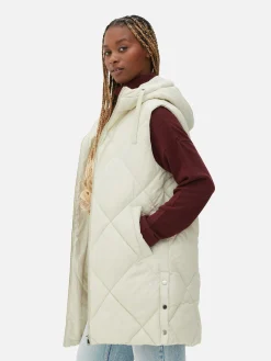 Chaleco Acolchado Con Capucha