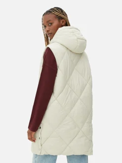 Chaleco Acolchado Con Capucha