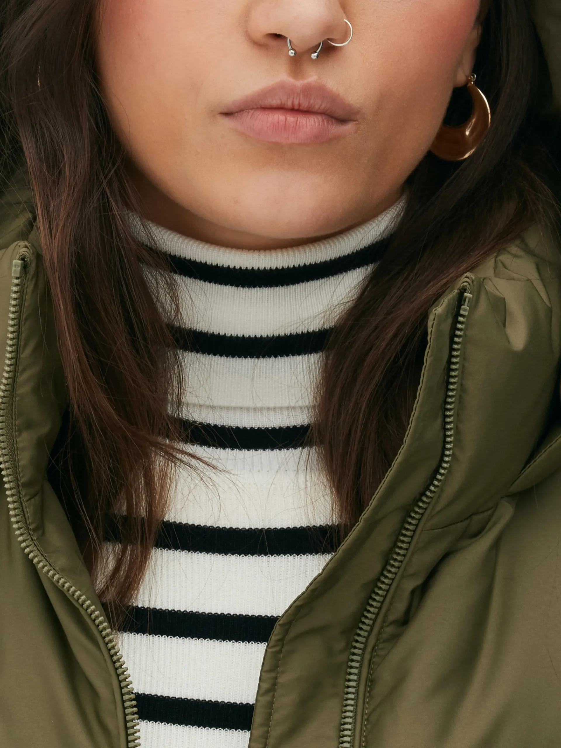 Chaleco Acolchado Con Capucha