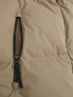 Chaleco Acolchado Con Capucha