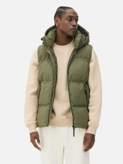 Chaleco Acolchado Con Capucha