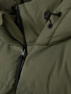 Chaleco Acolchado Con Capucha