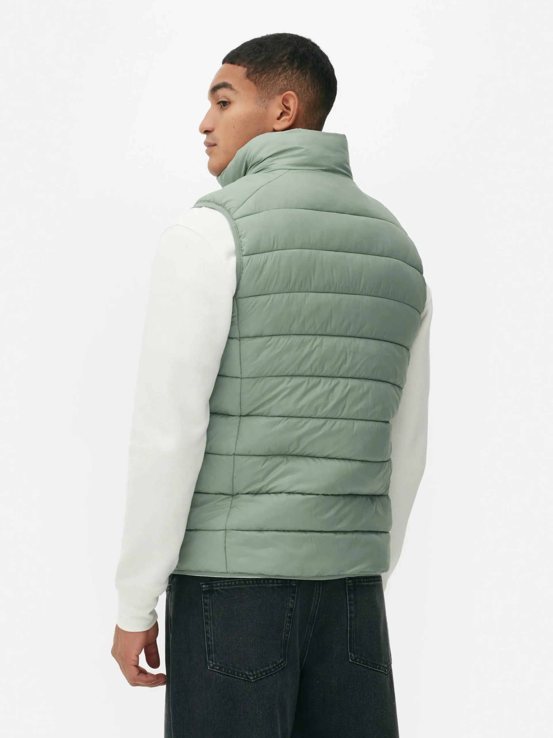 Chaleco Acolchado Con Cremallera Integral