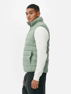 Chaleco Acolchado Con Cremallera Integral