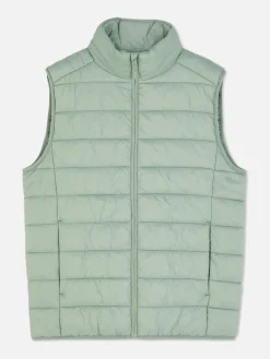 Chaleco Acolchado Con Cremallera Integral