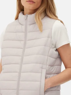 Chaleco Con Cuello Chimenea