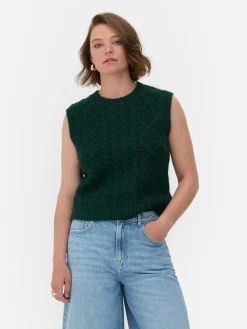 Chaleco De Punto De Ochos De Rita Ora