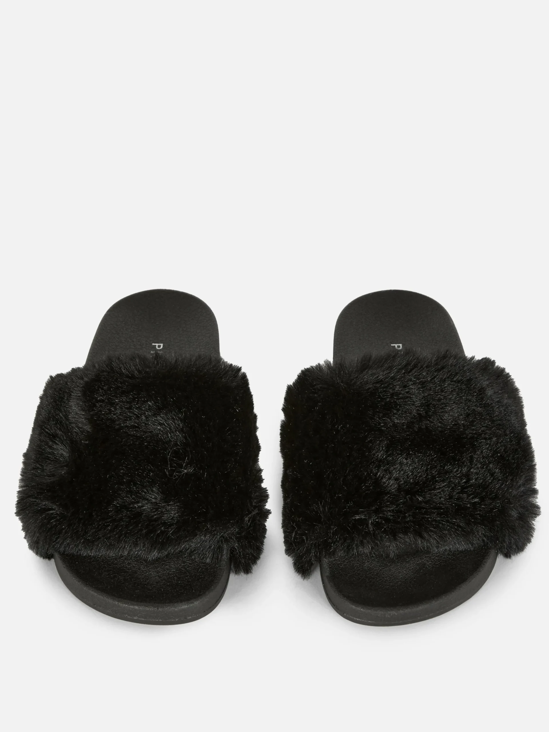 Chanclas De Pelo Sintético