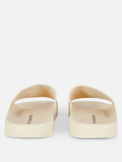 Chanclas De Piscina Con Tira De Ganchillo