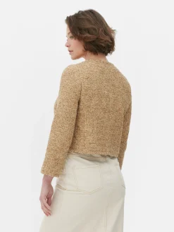 Chaqueta De Punto Rizado