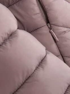 Chaqueta Ligera Acolchada Con Capucha