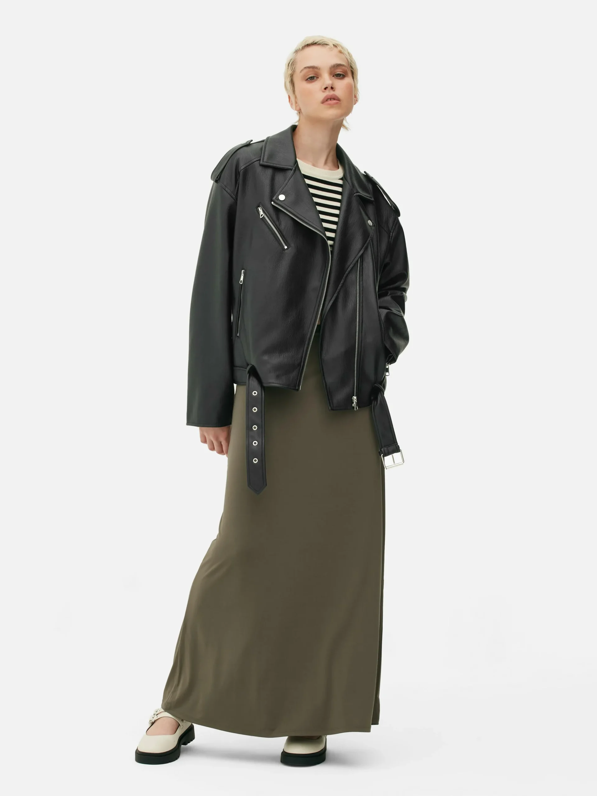 Chaqueta Motera Texturizada