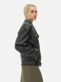 Chaqueta Motera Texturizada